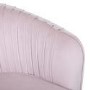 Swivel Accent Chair in Blush Pink Velvet - Cheska