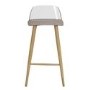 LPD Chelsea Pair of Bar Stools in Stone