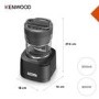 Kenwood CHP80.000BK Duo Prep 2-in-1 Electric Food Chopper & Grinder – 800W Mini Food Processor with QuadBlade Spice & Coffee Grinder Black