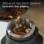 Kenwood CHP80.000BK Duo Prep 2-in-1 Electric Food Chopper & Grinder – 800W Mini Food Processor with QuadBlade Spice & Coffee Grinder Black