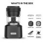 Kenwood CHP80.000BK Duo Prep 2-in-1 Electric Food Chopper & Grinder – 800W Mini Food Processor with QuadBlade Spice & Coffee Grinder Black