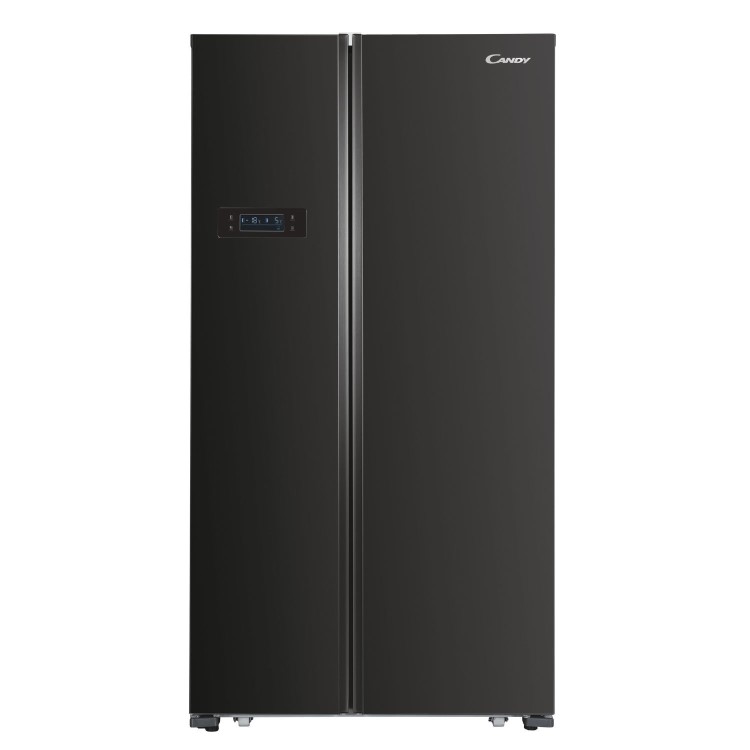 Candy 442 Litre Side-By-Side American Fridge Freezer - Black
