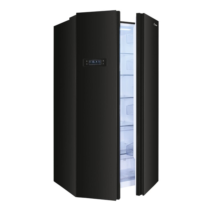 Candy 442 Litre Side-By-Side American Fridge Freezer - Black