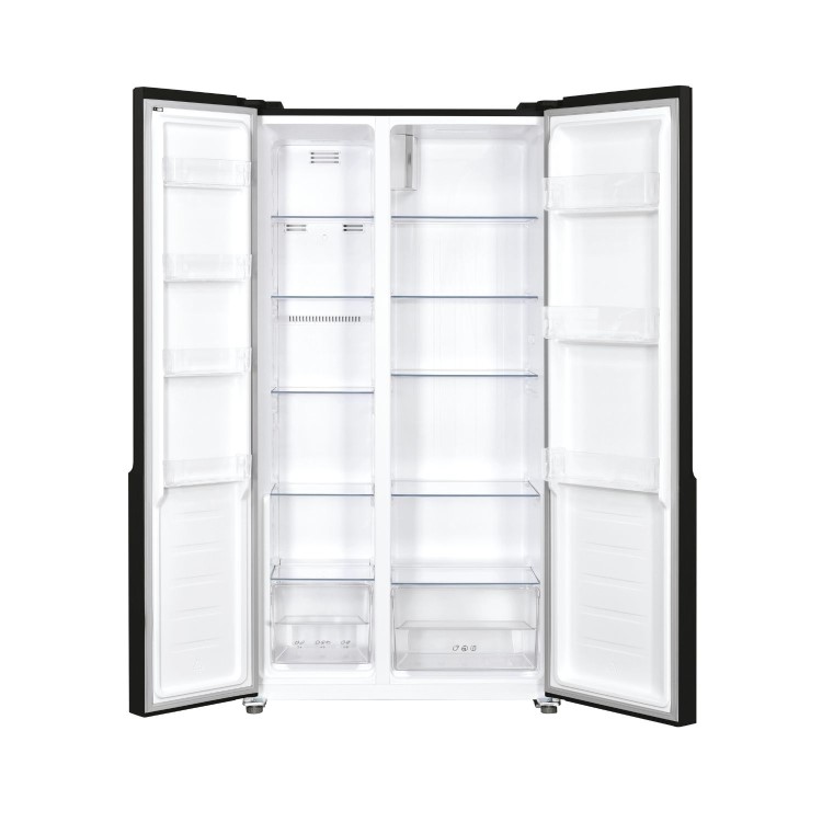 Candy 442 Litre Side-By-Side American Fridge Freezer - Black
