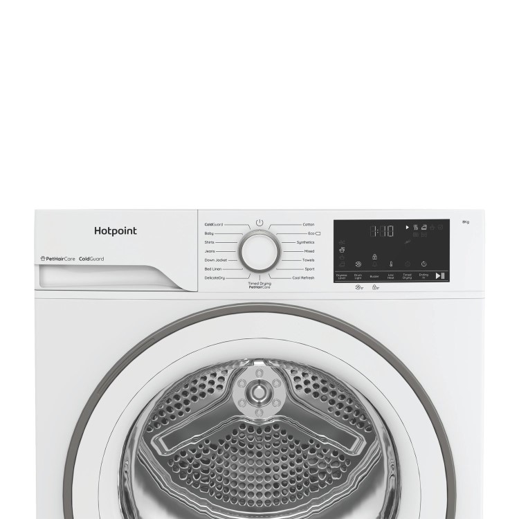 Hotpoint PetCare 8kg Heat Pump Dryer - White