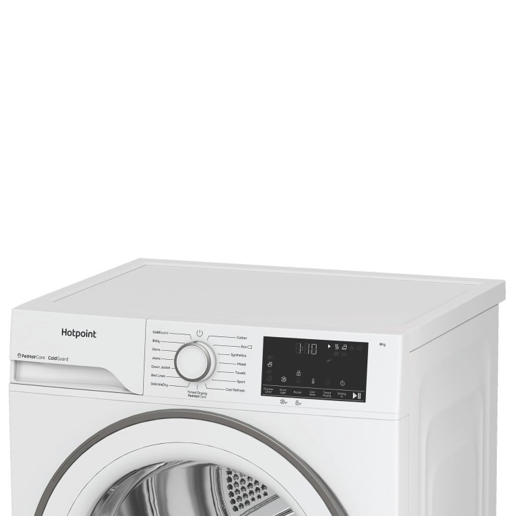 Hotpoint PetCare 8kg Heat Pump Dryer - White