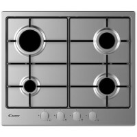 Refurbished Candy CHW6BRX 59cm 4 Burner Gas Hob Stainless Steel Refurbished Candy CHW6BRX 59cm 4 Burner Gas Hob Stainless Steel