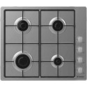 A2/CHW6LX Refurbished Candy EQOVENM2SS 60cm 4 Burner Gas Hob Stainless Steel