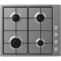 Refurbished Candy EQOVENM2SS 60cm 4 Burner Gas Hob Stainless Steel