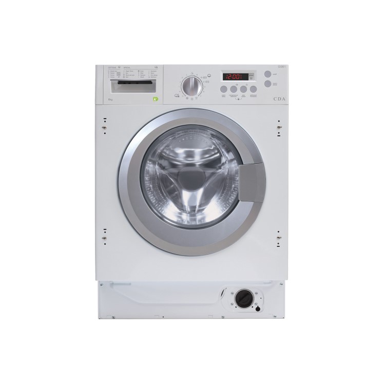 CDA 6kg 1200rpm Integrated Washing Machine - White
