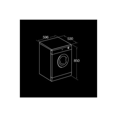 CDA CI522WH 7kg Freestanding Vented Tumble Dryer White