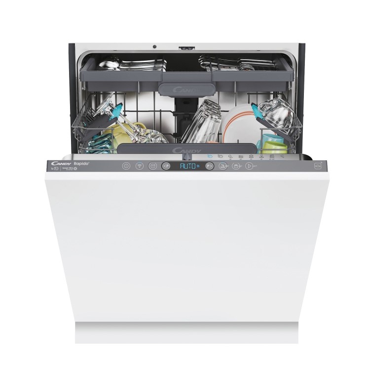 Refurbished Candy Rapido CI6C4F1PMA-80 16 Place Fully Integrated Dishwasher