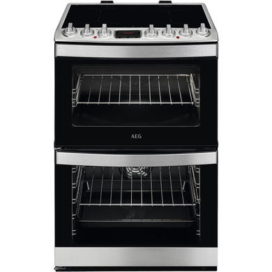 Refurbished AEG CIB6731ACM 60cm Electric Cooker With Induction Hob