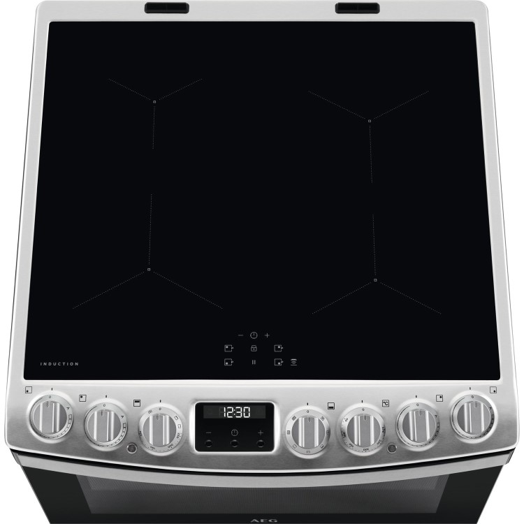 AEG 6000 Series 60cm Electric Induction Cooker - Stainless Steel