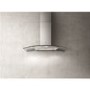 Elica CIRCUS-HE-90 High Performance Curved Glass 90cm Chimney Cooker Hood Stainless Steel