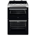 A2/CIX6500ABM Refurbished AEG CIX6500ABM Freestanding cooker Electric Zone induction hob Stainless Steel A