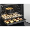 AEG 60cm Dual Fuel Cooker with Lid - Stainless Steel