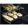 Refurbished AEG 5000 Series CKB6541ACM 60cm Dual Fuel Cooker Stainless Steel