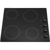 Montpellier CKH61 60cm Four Zone Ceramic Hob With Side Controls - Black