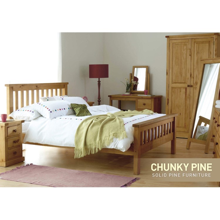 Chunky Pine 3+2 Drawer Chest