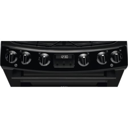 AEG 5000 Series 60cm Dual Fuel Cooker - Black