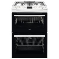 AEG 5000 Series 60cm Dual Fuel Cooker - White AEG 5000 Series 60cm Dual Fuel Cooker - White