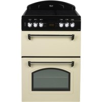 Refurbished Leisure Classic CLA60CEC 60cm Double Oven Electric Cooker with Ceramic Hob Cream