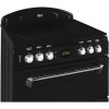 Leisure Classic 60cm Double Oven Electric Cooker with Ceramic Hob - Black