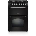 CLA60DFFBLC Rangemaster Classic 60cm Dual Fuel Cooker - Black