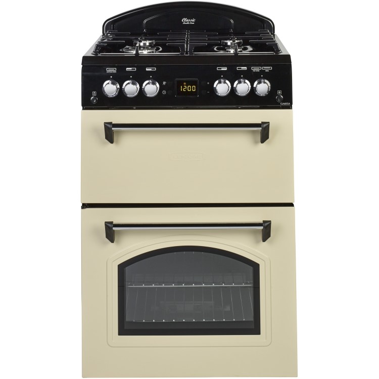 Refurbished Leisure Classic CLA60GAC 60cm Double Oven Gas Cooker Cream