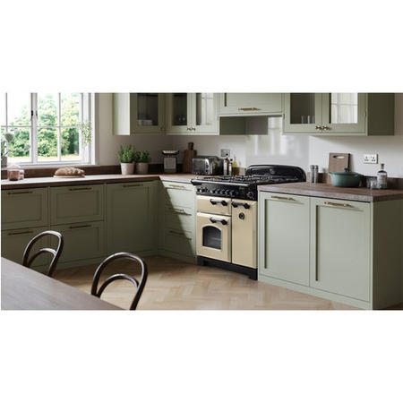 Rangemaster Classic 90cm Gas Range Cooker - Cream