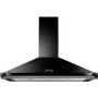 Rangemaster Classic 100cm Chimney Cooker Hood - Black & Chrome