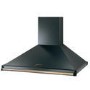 Rangemaster CLAHDC90BB 63041 Classic 90cm Chimney Cooker Hood Black And Brass