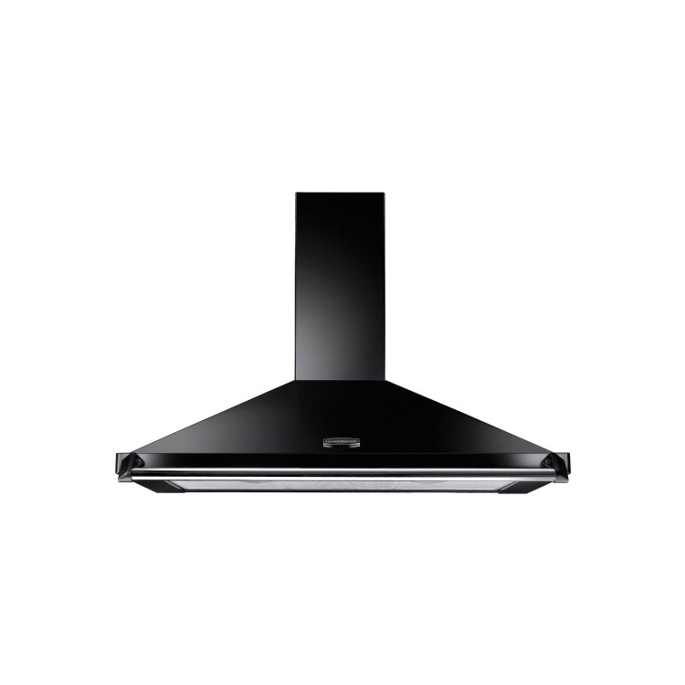 Refurbished Rangemaster Classic CLAHDC90BC 63051 90cm Chimney Cooker Hood Black And Chrome