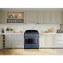 Rangemaster Classic 90cm Dual Fuel Range Cooker - Stone Blue & Brass