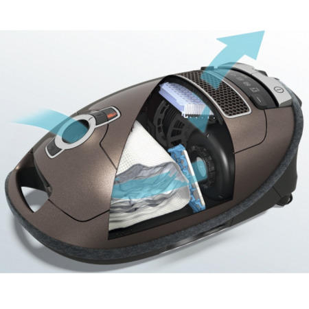 Miele 10660600 Classic C1 PowerLine Cylinder Vacuum Cleaner - Red