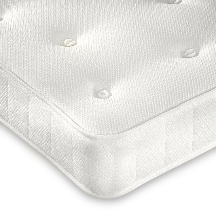 Small Double Orthopaedic Open Coil Spring Tufted Mattress - Clay