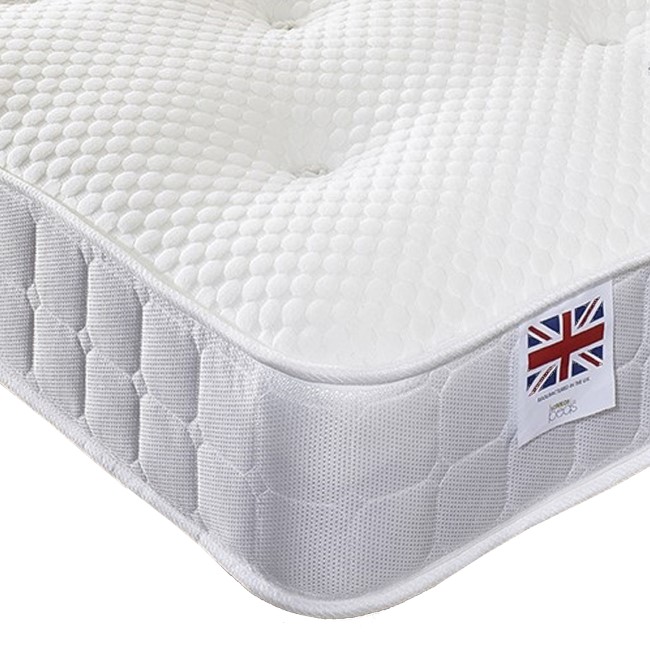 Aspire Classic Cooling Memory Foam and Coil Spring Mattress - King Size