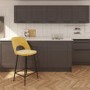 Fabric Mustard Bar Stool  74cm - Colbie