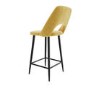 Fabric Mustard Bar Stool  74cm - Colbie