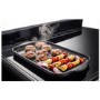 Rangemaster Classic Deluxe 110cm Base Cavity Induction Range Cooker - Pale Cream & Chrome