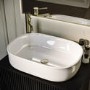 ONLY OPENED - Rectangular Countertop Basin 550mm - Clifton
