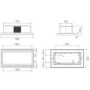 Elica Cloud 7 90cm Recirculating Ceiling Cooker Hood - Stainless Steel