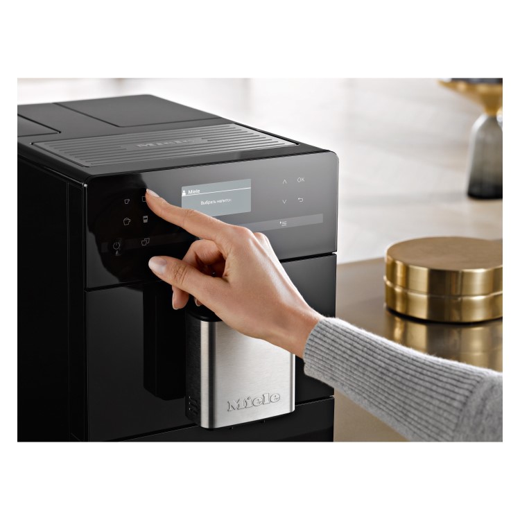 Miele CM5300 Bean to Cup Coffee Machine - Obsidian Black