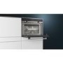 Refurbished Siemens CM585AGS0B iQ500 Built-in Combination Compact Oven With Microwave And Grill - Stainless Steel