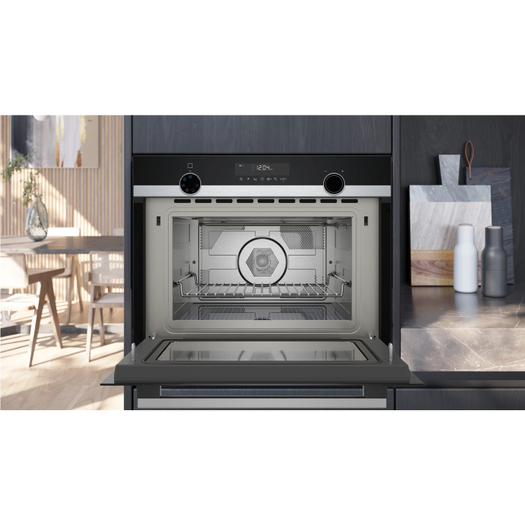 Siemens iQ500 Built-In Combination Microwave Oven - Stainless Steel