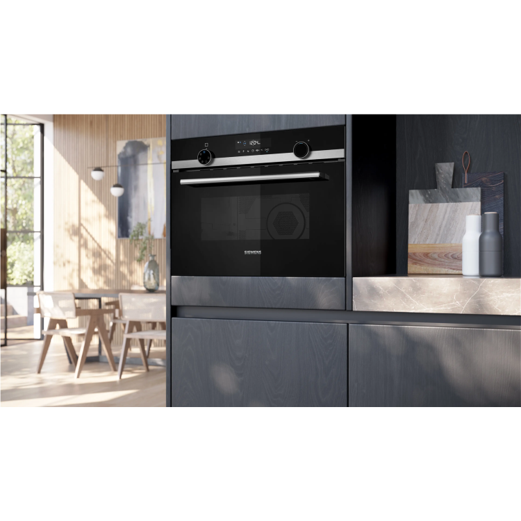 Siemens iQ500 Built-In Combination Microwave Oven - Stainless Steel