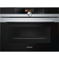 Refurbished Siemens iQ700 CM676GBS6B Electric Self Cleaning Compact Single Oven and Microwave Stainless Steel