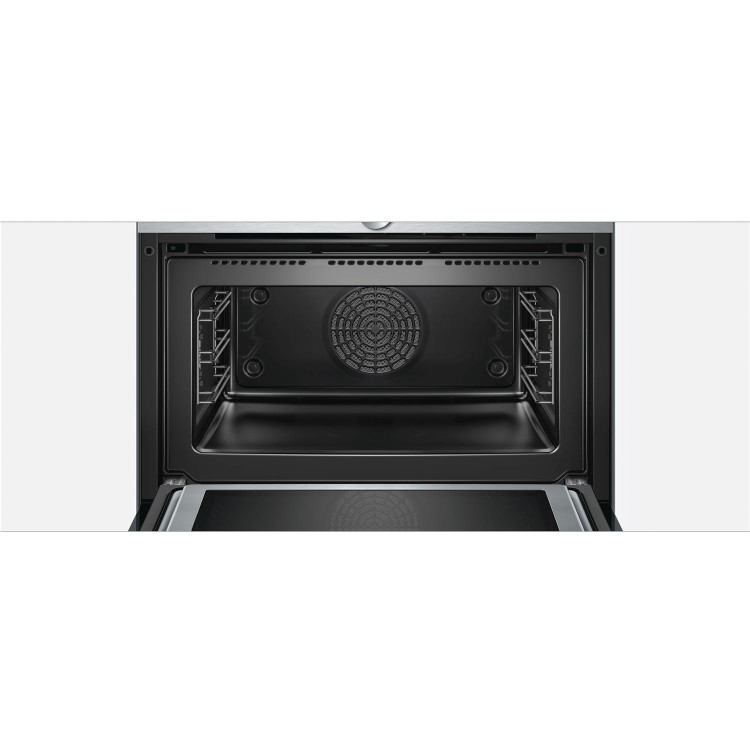 Refurbished Siemens iQ700 CM676GBS6B Electric Self Cleaning Compact Single Oven and Microwave Stainless Steel