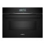 Siemens iQ700 Built-In Combination Microwave Oven - Black